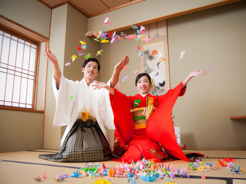 大振袖で和室へ☆