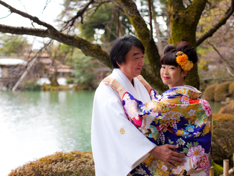 和装の定番☆兼六園