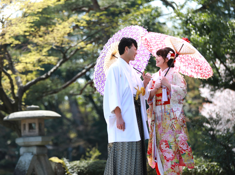 兼六園の定番、徽軫灯籠✨