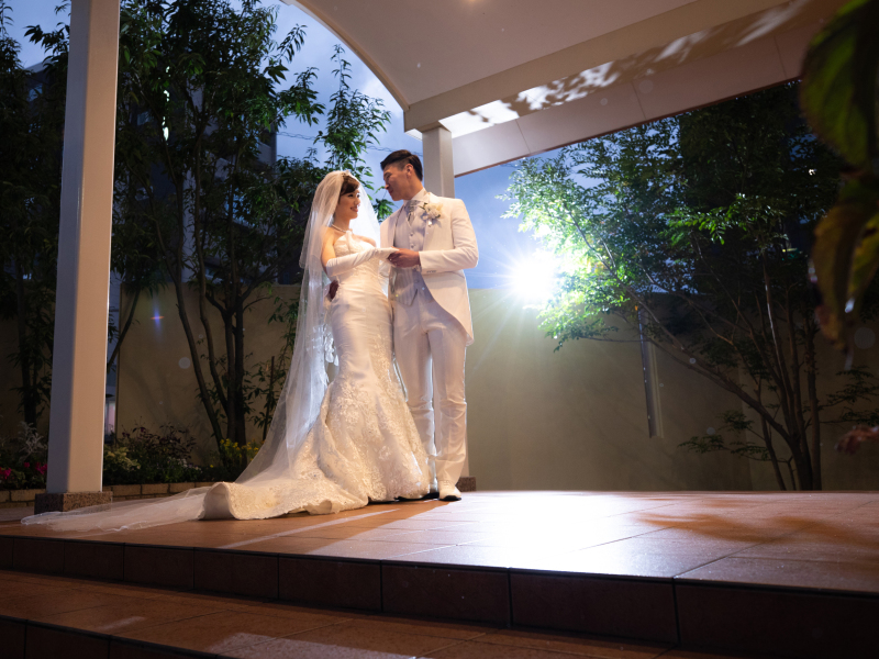 チャペルガーデンでの一枚*:･ﾟ✧