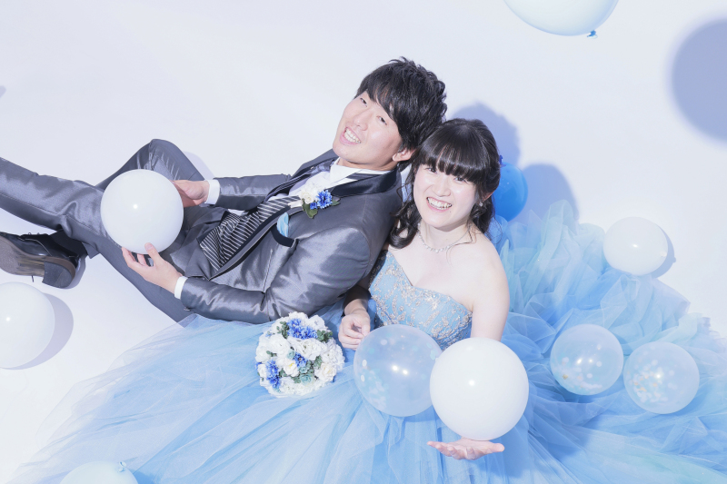 風船に囲まれて♪