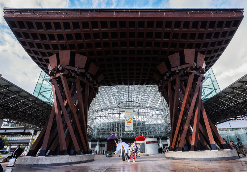 金沢駅　和装ロケーション！