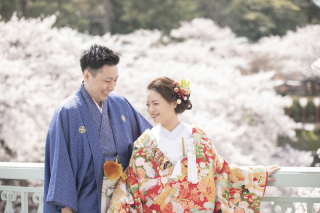 金沢城×桜ロケーション