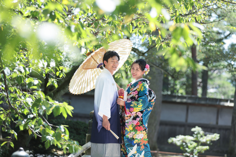 和装＆ドレス♥兼六園周辺で金沢ウェディング♪