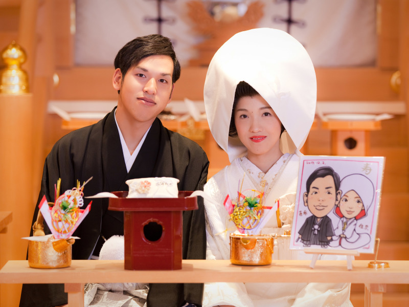 最初は白無垢から☆