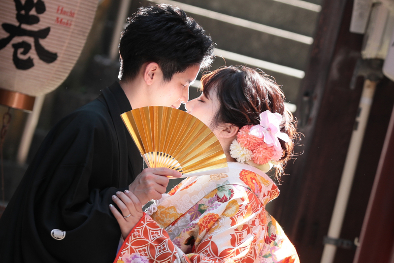 あかり坂の下で