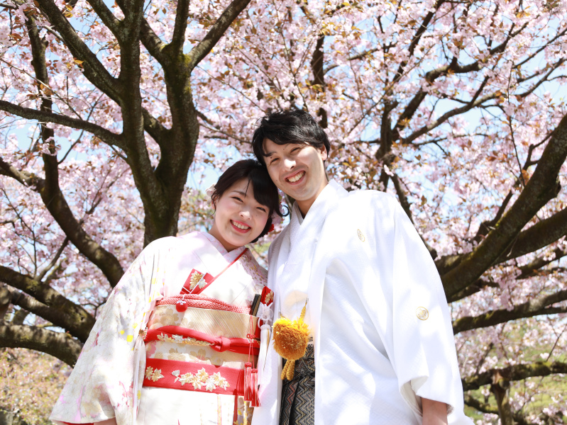 ロケ撮影　大振袖で兼六園♥卯辰山