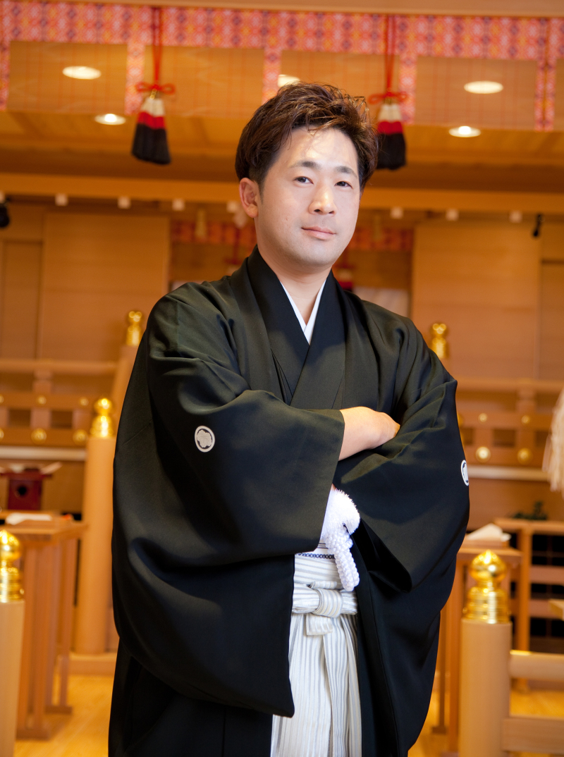 新郎様のソロショットも！