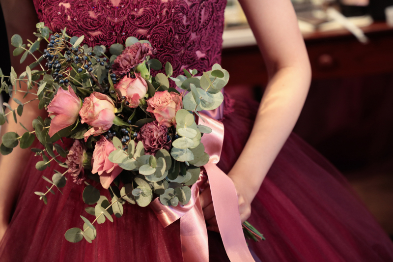 ブーケ×ドレス