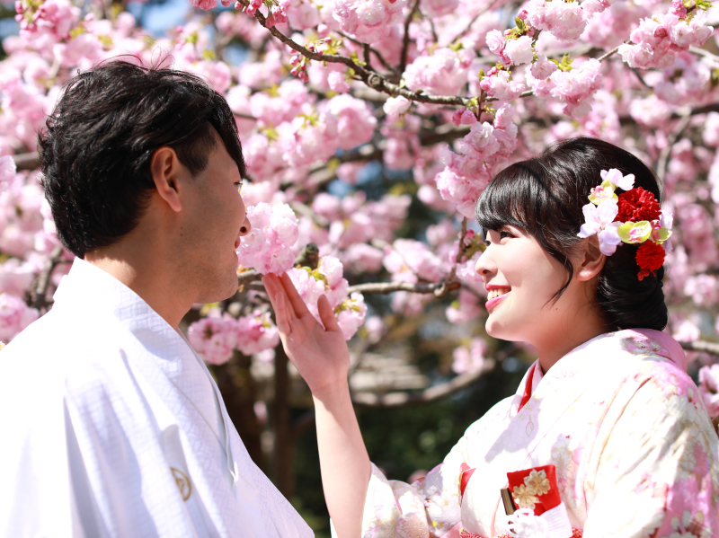 まずは兼六園でお花見✿