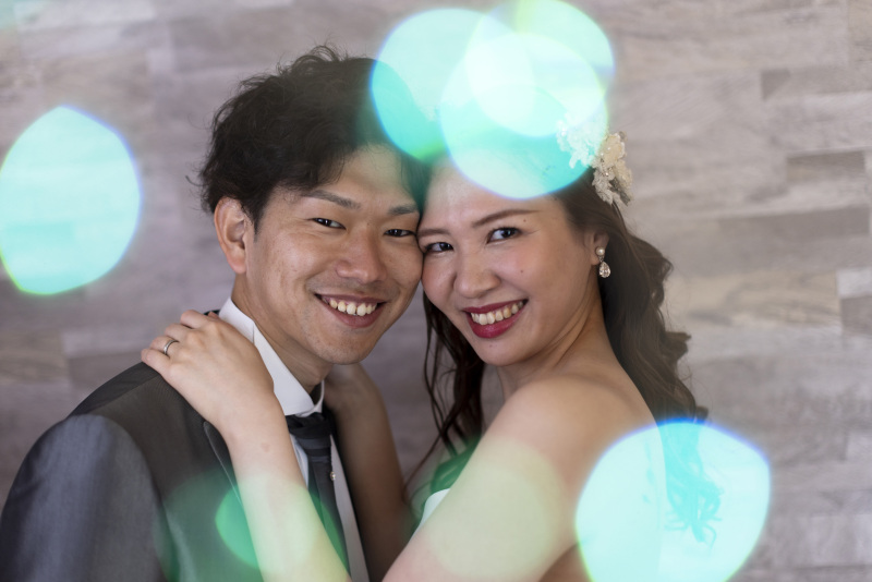 お顔をくっつけて