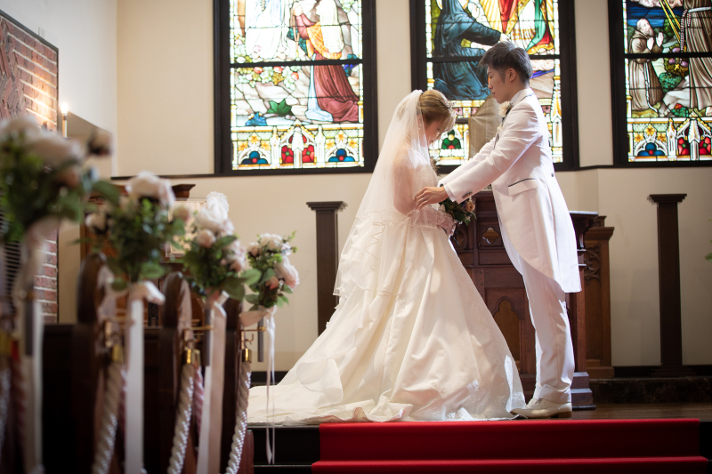 挙式再現してみる♥