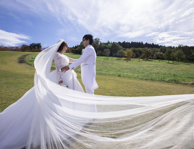 ベールを使って