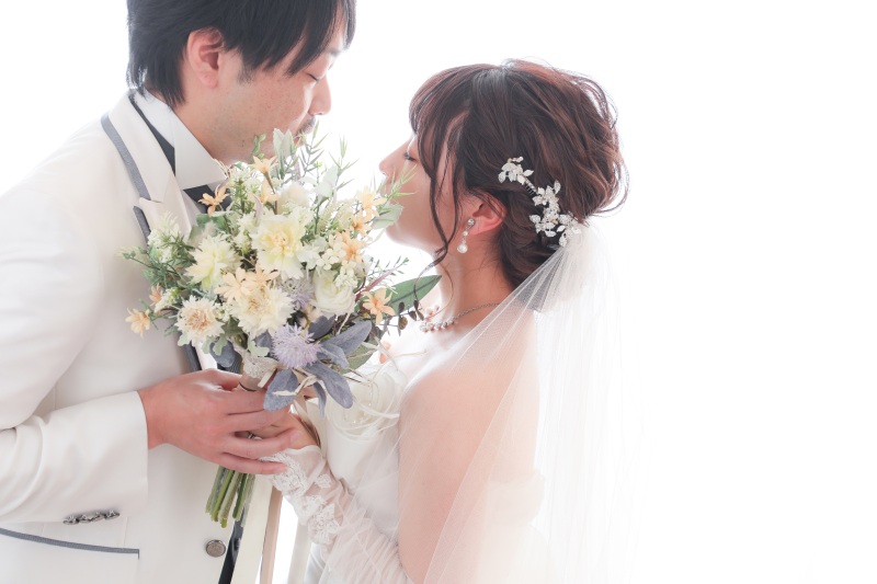 イメージカットの撮影も画になるおふたり♡