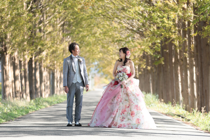 並木道の奥行が◎