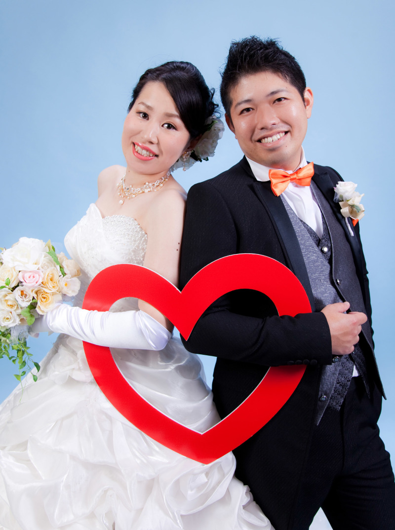 ベールをはずして撮影★