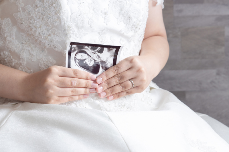 お腹のお子さまと二人で