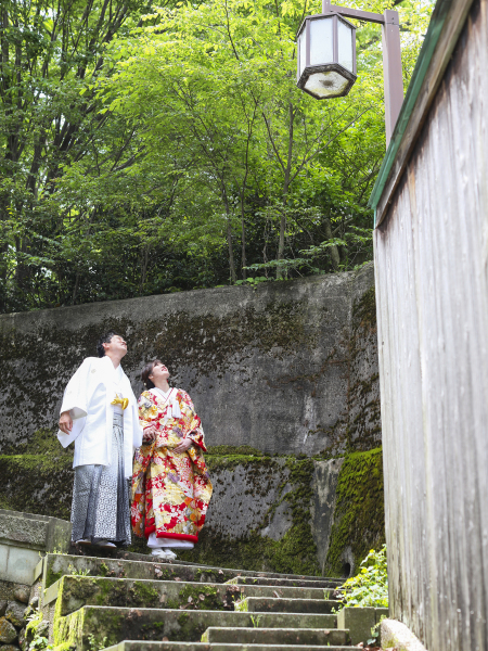 主計町で新緑とともに