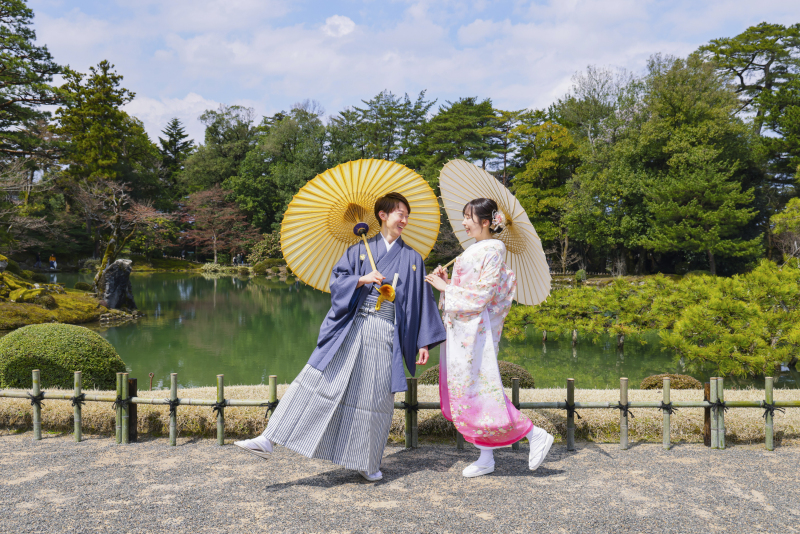 水面に映る春景色