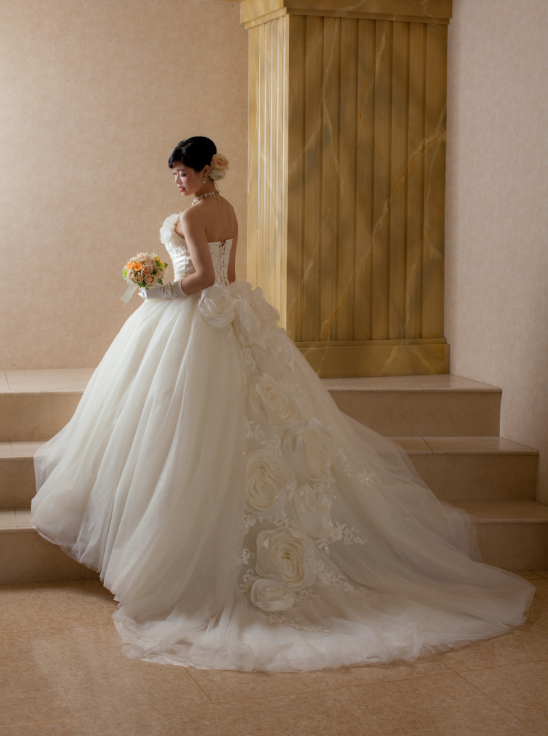 新婦様のソロショットも美しく