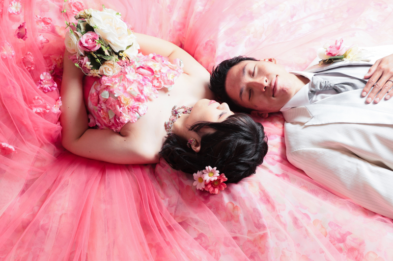 ドレスに包まれて