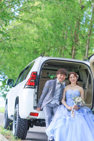 愛車と一緒に！和装&洋装ロケーション撮影