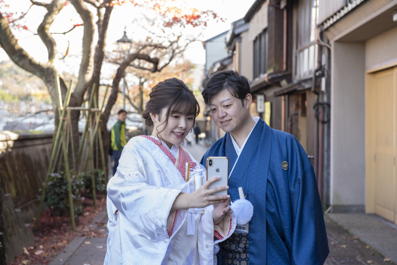 撮影移動中に♡
