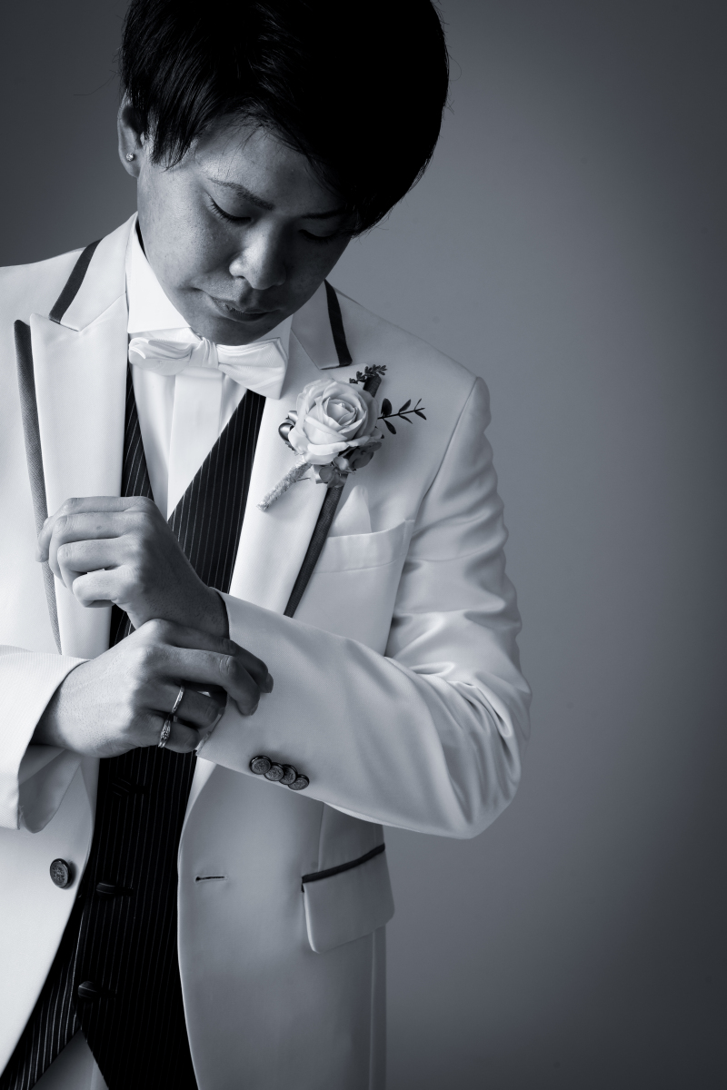 新郎様のソロカット