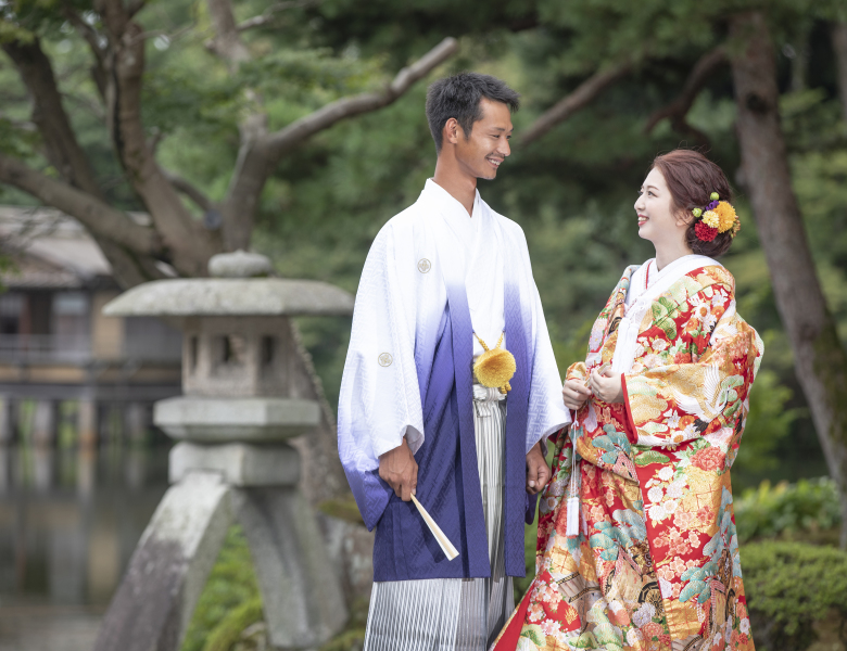和装でロケーション撮影START!!!