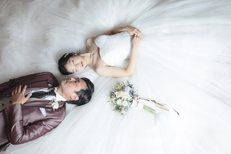 二人だけの空間で　スタジオウエディング