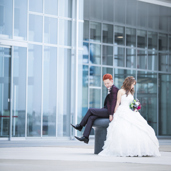 澄んだ空気の中