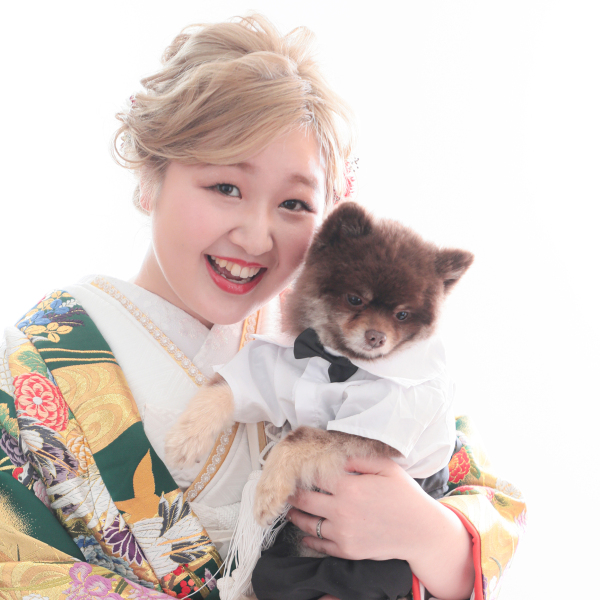 愛犬と一緒に♥