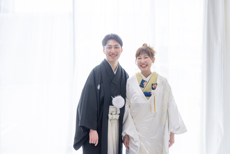 笑顔が映える和装ショット