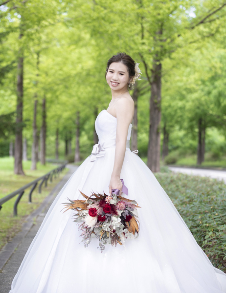 新婦様のこだわりブーケに注目♡