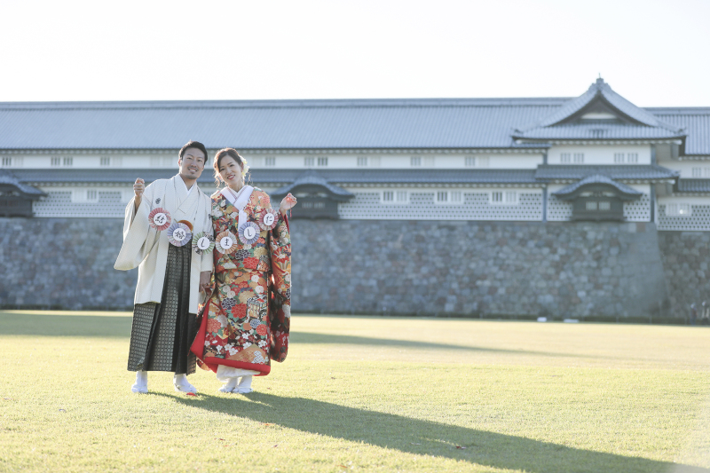 ガーランドを持って