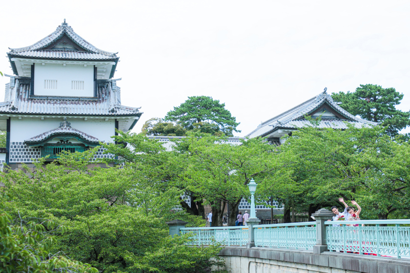 和ドレス♥金沢城公園ロケ♪