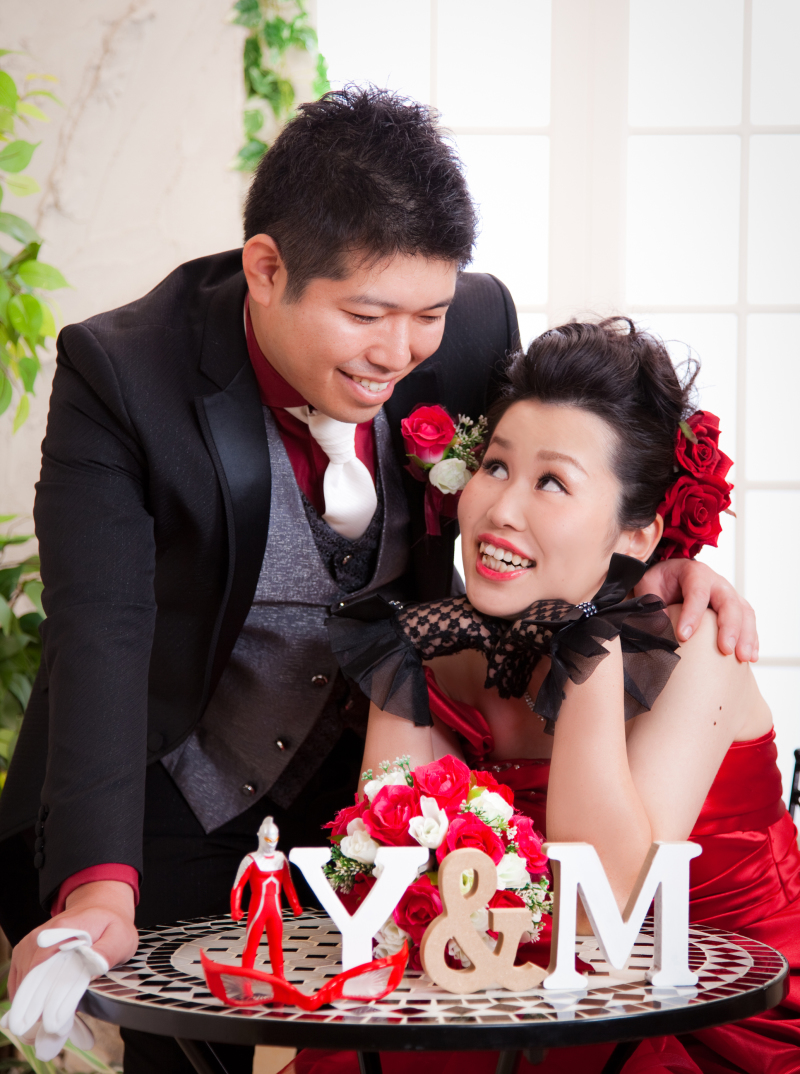 最後はカラードレス♪