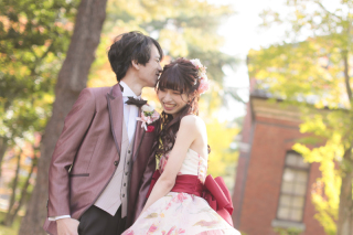 ドレス1点♥紅葉で輝く季節.*