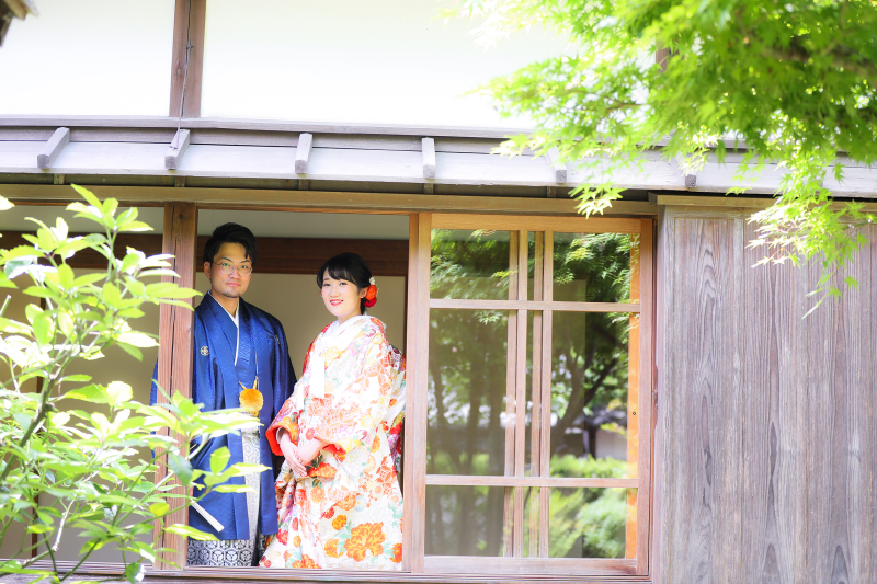 街中にあるお茶室で