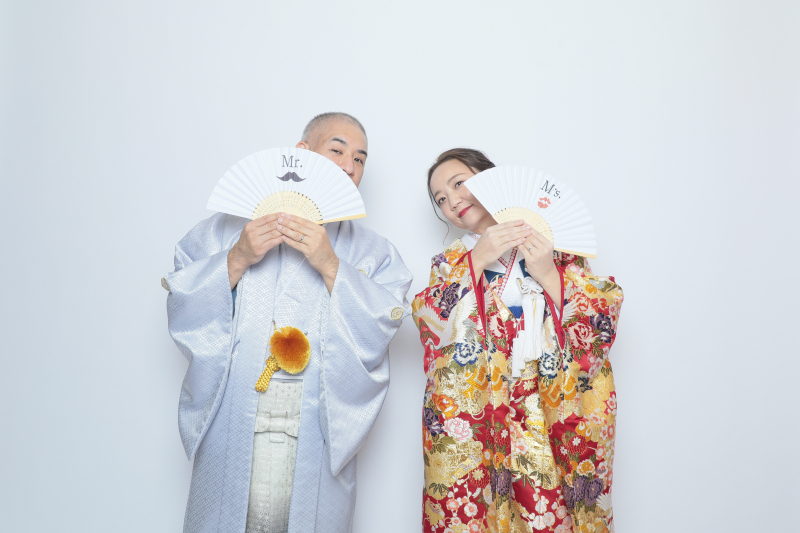 遊び心ある和装ショット