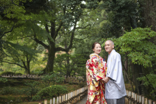 緑と和に包まれる、ふたりの特別な一日