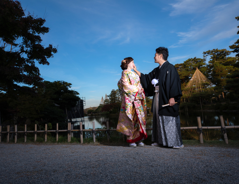 青空バックにオフショット！