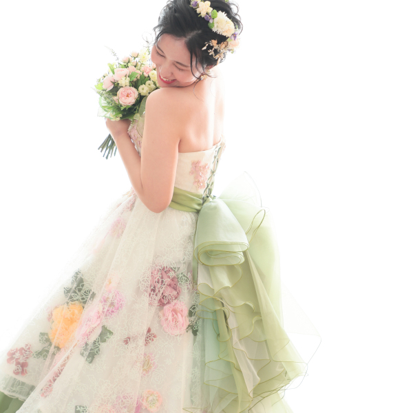 カラードレスにチェンジ♪