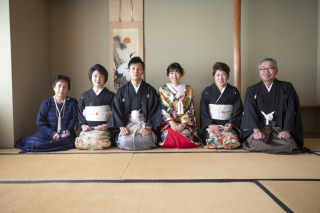 ご家族との記念撮影も兼ねての撮影です♪