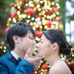 和装＆ドレス♥イルミネーションが輝くクリスマスウェディング☆