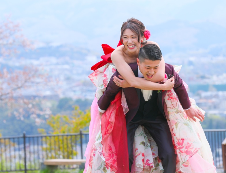 おんぶショット