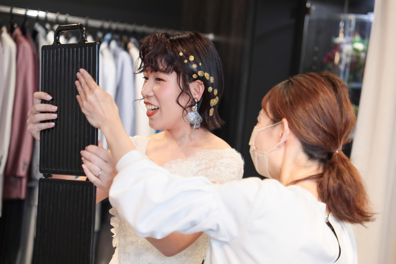 ヘアメイク完成♪