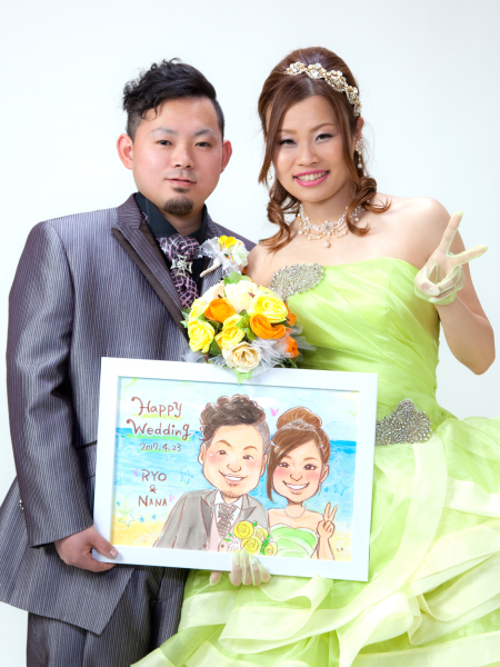 カラードレスにチェンジ☆