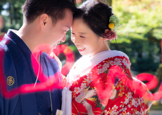 兼六園で前撮り！