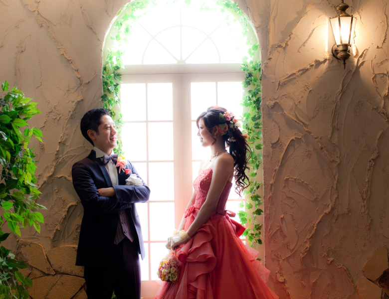 カラードレスにお着替え♪